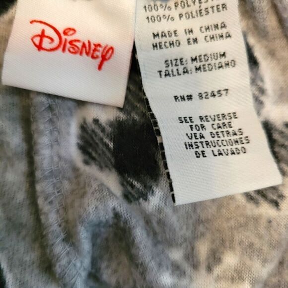 EC DISNEY BUFFALO PLAID MOUSE EARS W/SNOW PAJAMA BOTTOMS - Picture 4 of 4